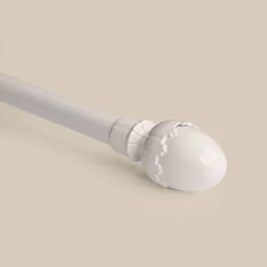 Gardinstång Elin, vit, 16/19 mm