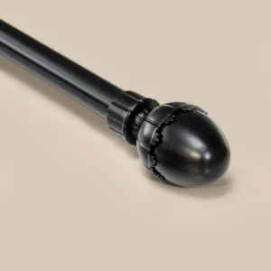 Gardinstång Elin, svart, 16/19 mm