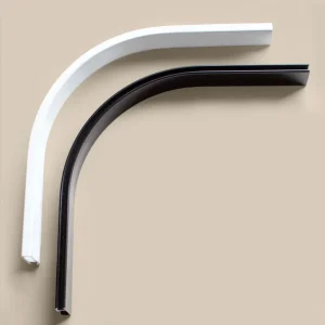 Hörnböj 90°, gardinskena Alex