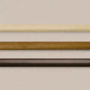 Gardinstång, trä, 28 mm, fast längd 130 cm