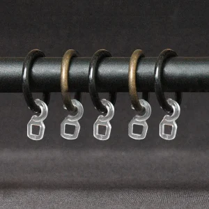 Clips, plast med ögla, 100 st