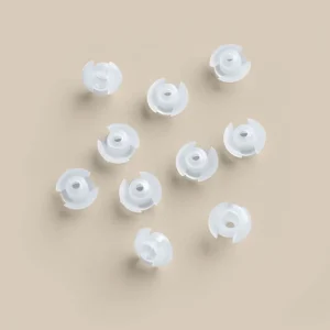 Bottenknapp till mellanglaspersienn, transparent