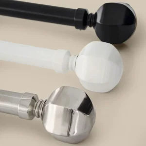 Gardinstång Alice, flera färger och längder, 25/28 mm