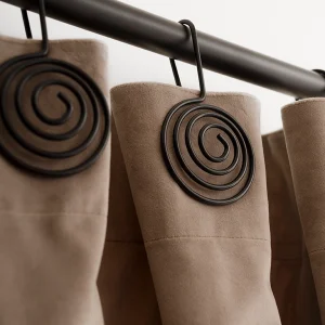 Gardindekor Balder, multifunktionellt, svart eller silver
