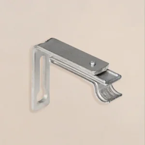 Väggfäste Clips, silver, flera storlekar