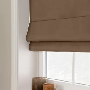 Hissgardin Dokie, måttillverkad, brun