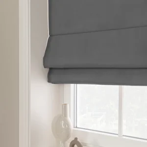 Hissgardin Dokie, måttillverkad, mörkgrå