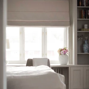 Hissgardin Dokie, måttillverkad, beige