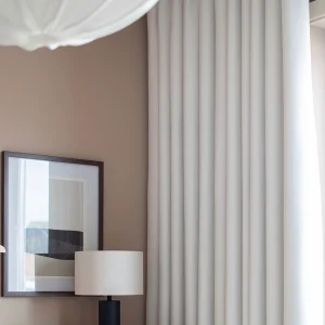 Mörkläggande gardin Nova, vit, extra hög & bred