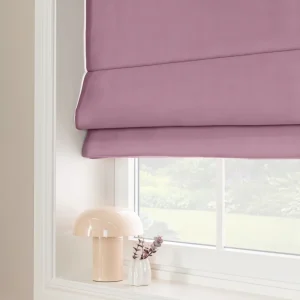 Hissgardin Dokie, måttillverkad, med kulkedja, lila