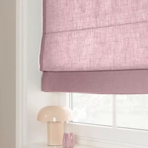 Hissgardin Lina, måttillverkad, med kulkedja, dovlila