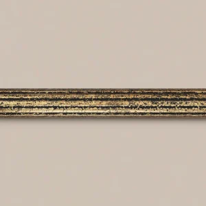 Gardinstång i spårat trä, 28 mm