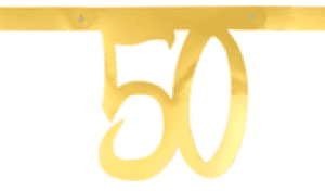 Banderoll 50 år