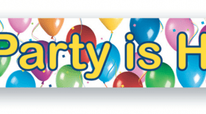 Banderoll ballonger Happy Birthday 3 pack 90 cm