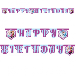 Banderoll Frost / Frozen polarsken formklippt