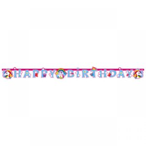 Banderoll Unicorn Rainbow 180 cm