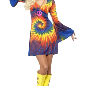 Batikfärg-dräkt 60-tal