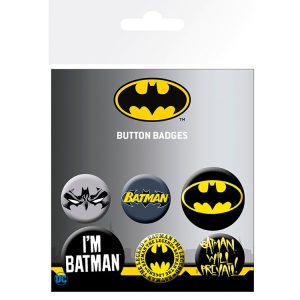 Batman Badges Knapper 6-pak