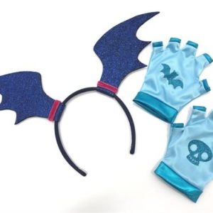 Diadem och Handskar Vampyrina Barnmaskerad