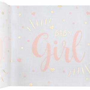 Duk / löpare Baby Shower – Baby Girl 28 x 300 cm