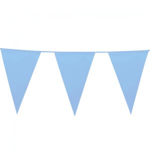 Flaggbanderoll ljusblå – flera storlekar
