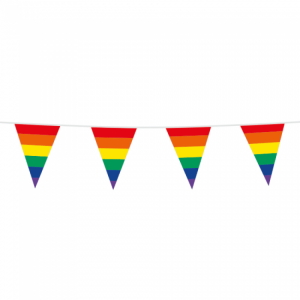 Flaggbanderoll regnbåge 10 meter