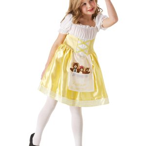Guldlock Klänning Maskeraddräkt Barn