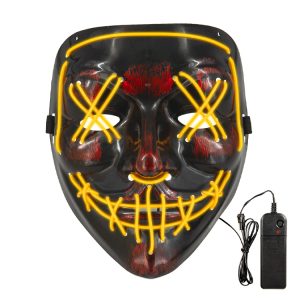 Halloween LED Mask Gul