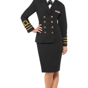 Kvinnlig Marinofficer Maskeraddräkt