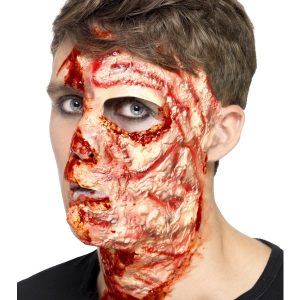 Latexsår Brännskada i Ansikte