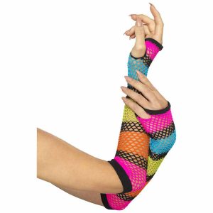 Näthandskar Långa Neon