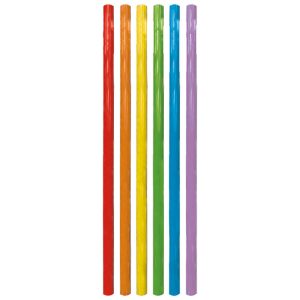 Regnbåge Återanvändningsbara Sugrör 6-pack