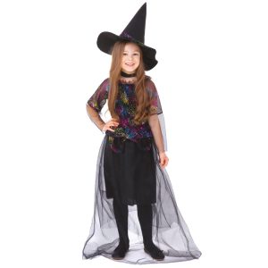 Regnbågsskuggans Häxa – Barnmaskeraddräkt