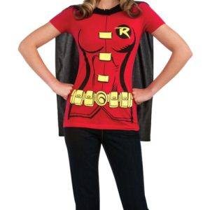 Robin T-Shirt Maskeraddräkt (Dam)