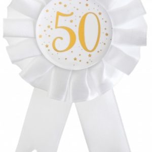 Rosett Vit & Guld 50 år