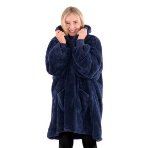 Snug Rug Sherpa Hoodie Blå