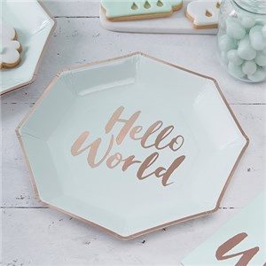 Tallrikar hello world – 8 pack