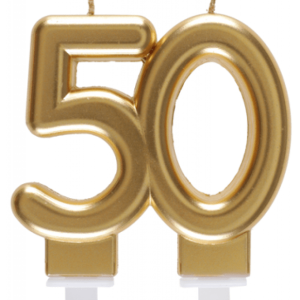 Tårtljus 50-år guld