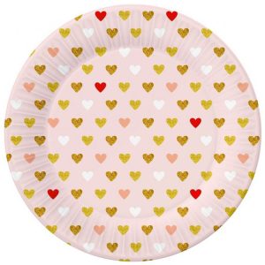 XOXO Collection Tallrik Rosa 18 cm 6-pack