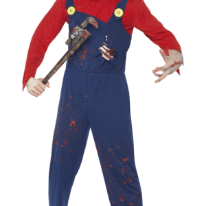 Zombie Rörmokare Maskeraddräkt